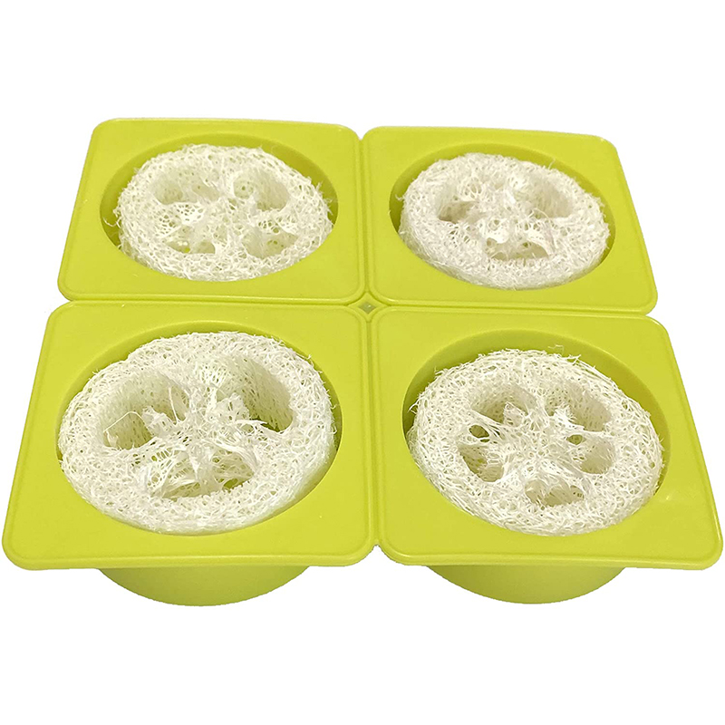 Soap Making Kit For Beginners - 4 Khoang Tròn Xà Phồng Silicon