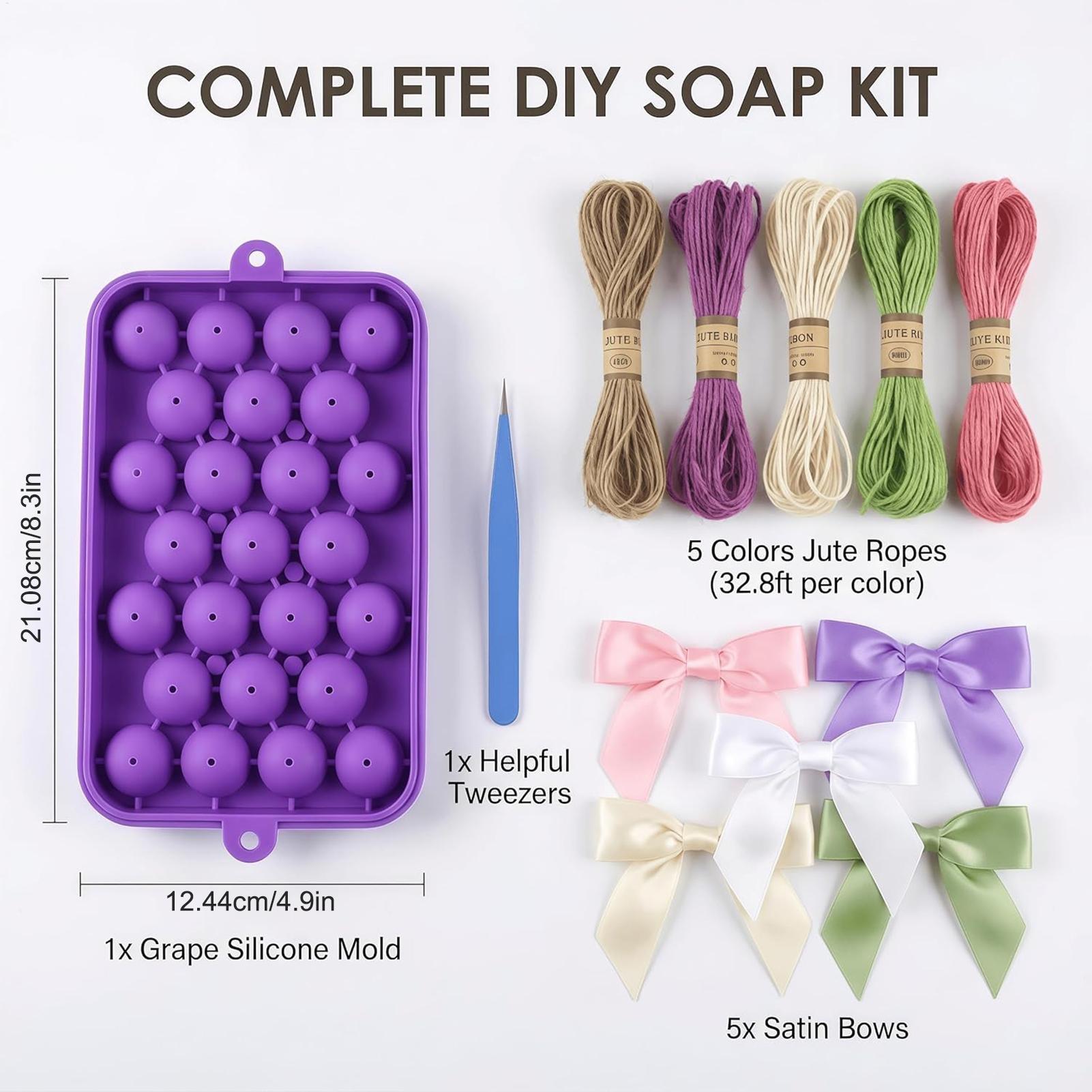 DIY Soap Making Kit Grape Soap - đánh giá và giá Soap Making Kit For Beginners