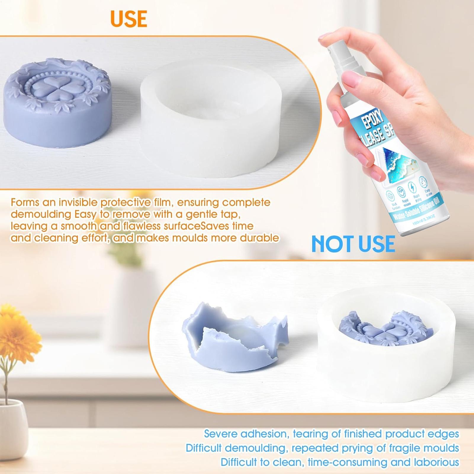 100ml Silicone Release Spray E - đánh giá và giá Soap Making Instructions