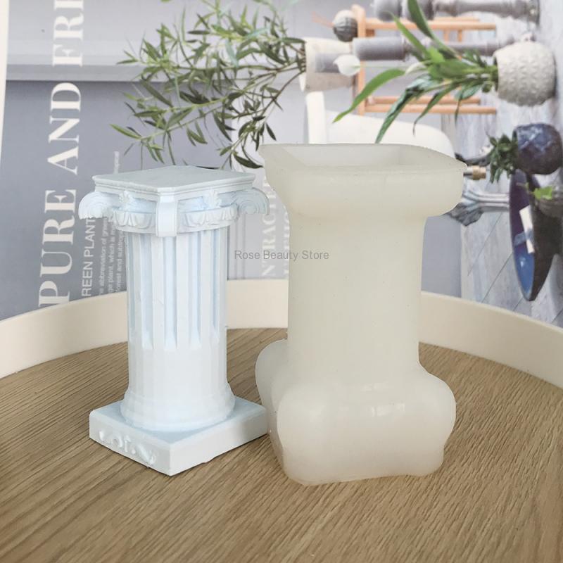 3D Roman Column Candle Silicon - đánh giá và giá Soap Making Gifts