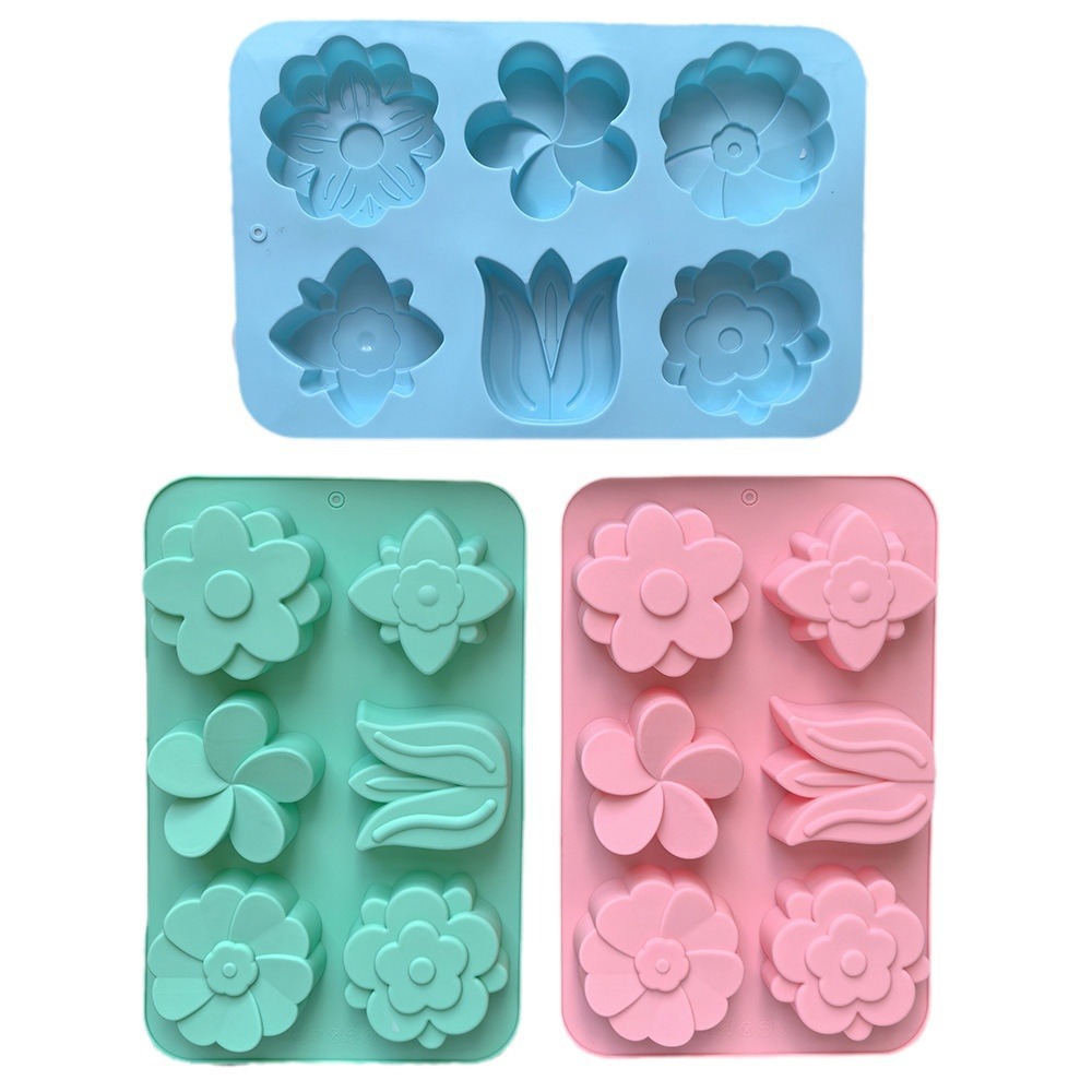 kinds Flower Silicone Molds Di - đánh giá và giá Soap Making Kit For Beginners