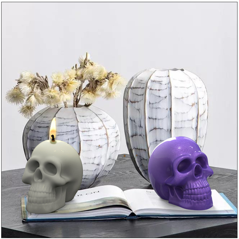 3D Skull Silicone Candle Molds - đánh giá và giá Soap Making Gifts